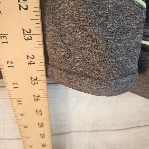 cabela's large gray green womens long sleeve Lined Hood hoodie sweatshirt - Picture 6 of 8